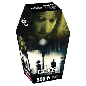 THE EXORCIST movie puzzle - 500 pieces - coffin shape box